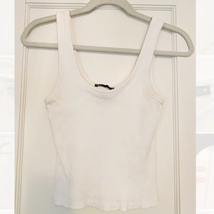 Zara Ribbed Tank Top